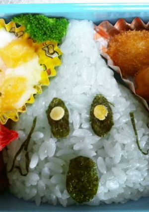 妖怪ウオッチ【じめりんぼう】キャラ弁-レシピのメイン写真