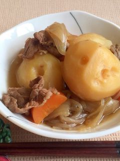 煮崩れなし!味しみ肉じゃが♡-レシピのメイン写真