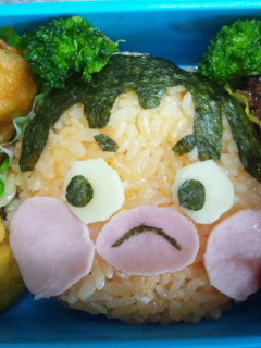 妖怪ウオッチ【たこやっ鬼】キャラ弁-レシピのメイン写真