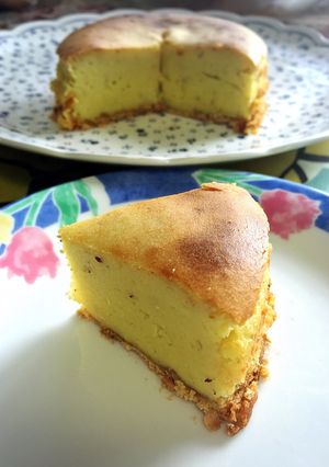 スイートポテトサワークリームケーキ♪-レシピのメイン写真