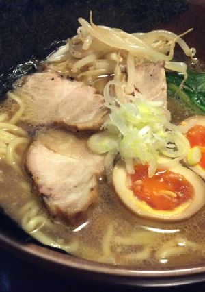 ランチに自家製焼豚で横浜ラーメン風-レシピのメイン写真