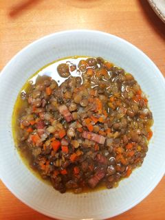 レンズ豆の煮込みorスープ-レシピのメイン写真