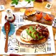 かわいい盛り付け☆ワンプレートランチ
