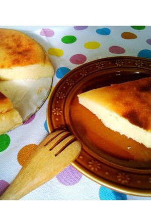 ヨーグルトでチーズケーキ？！-レシピのメイン写真