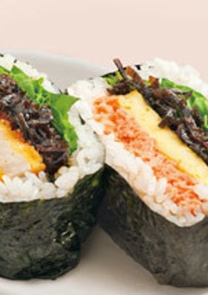 お弁当に！こもち昆布のおにぎらず-レシピのメイン写真