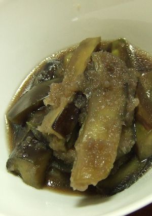 ヘルシーおかず☆茄子のみぞれ焼きびたし☆-レシピのメイン写真