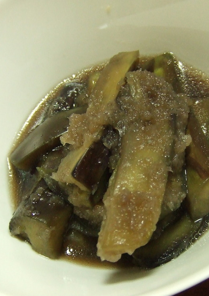 ヘルシーおかず☆茄子のみぞれ焼きびたし☆-レシピのメイン写真