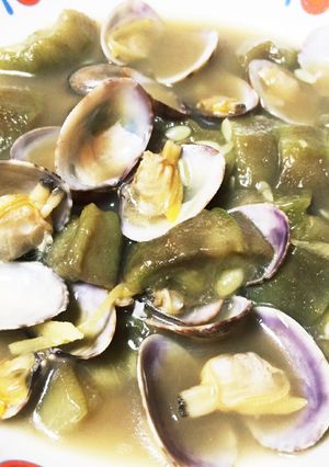 ヘチマとアサリの炒め ☆台湾料理☆-レシピのメイン写真