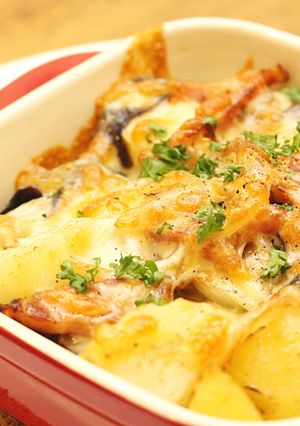 木耳とポテトのチーズ焼き-レシピのメイン写真