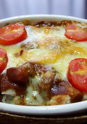 余ったカレーを再利用♪簡単焼きカレー-レシピのメイン写真