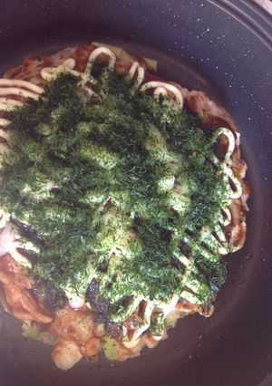 ホットプレートで熱々、お好み焼き2種♪-レシピのメイン写真