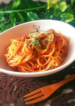 トマト缶で簡単♡ワンポットマトパスタ-レシピのメイン写真