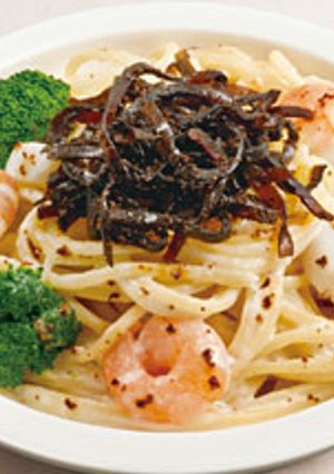 こもち昆布で簡単！海鮮クリームパスタ-レシピのメイン写真