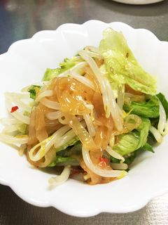 中華くらげとレタスの簡単サラダ☆-レシピのメイン写真