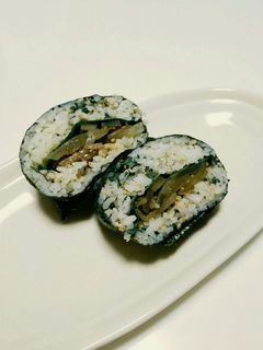 ヤーコンの「やあ!こんにちは」おにぎらず-レシピのメイン写真