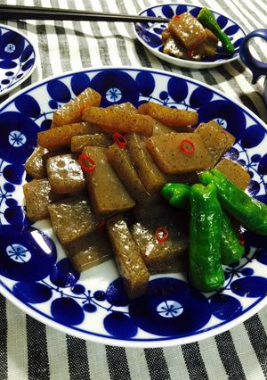 ピリ辛こんにゃく-レシピのメイン写真