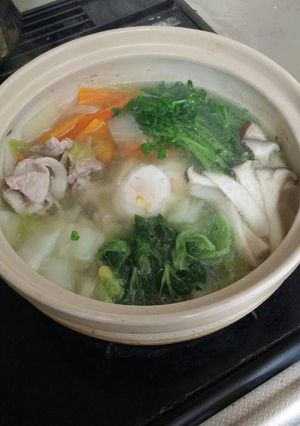 簡単美味なあったか鍋スープ-レシピのメイン写真