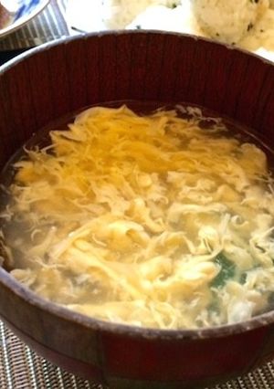 ふんわりとろり♪基本のかき玉汁-レシピのメイン写真