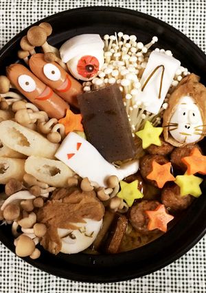 ゲゲゲの鬼太郎 きりたんぽ デコ鍋-レシピのメイン写真
