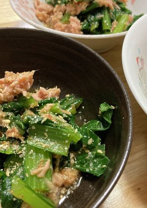 ぱくぱく食べれる♪小松菜とツナのおひたし-レシピのメイン写真