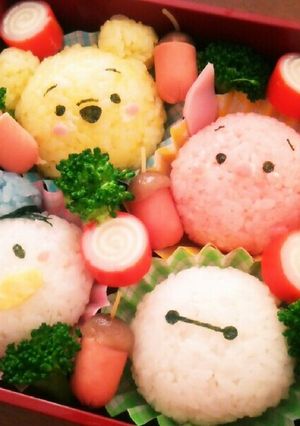 ツムツムおにぎり弁当☆-レシピのメイン写真