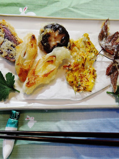 秋を楽しむ「焼きてんぷら」-レシピのメイン写真