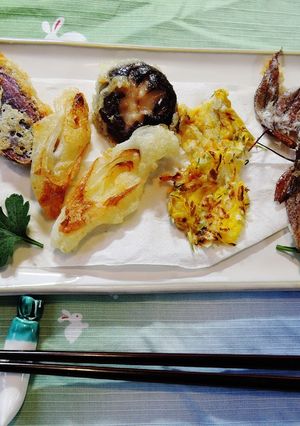 秋を楽しむ「焼きてんぷら」-レシピのメイン写真
