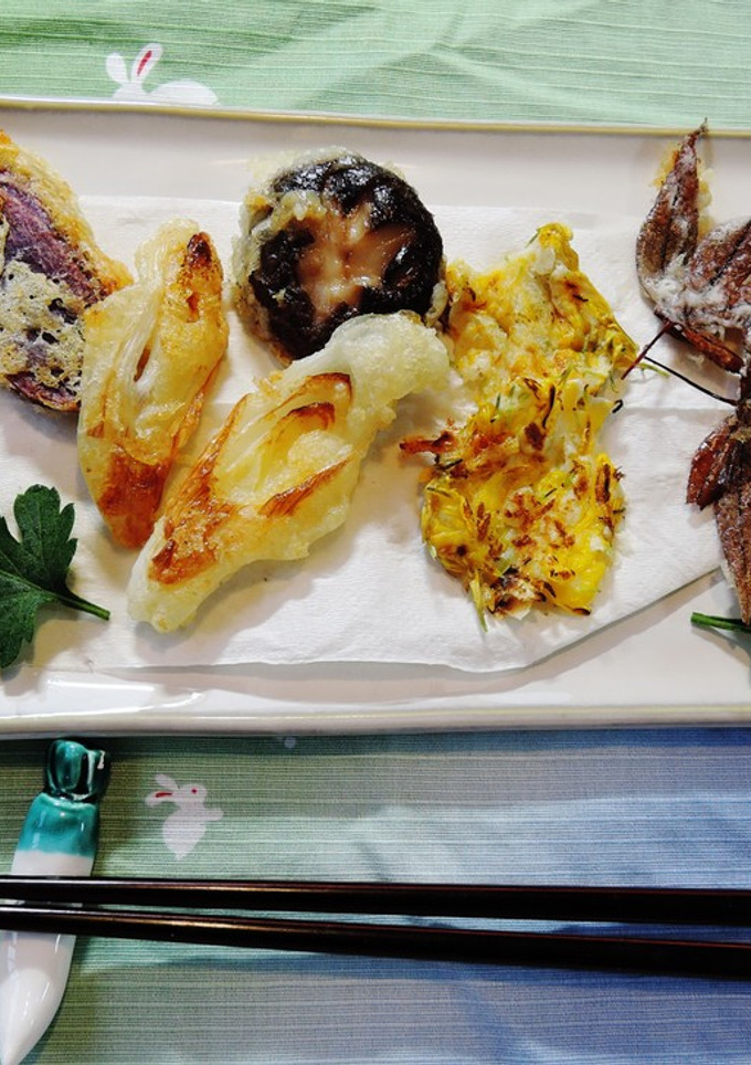 秋を楽しむ「焼きてんぷら」-レシピのメイン写真