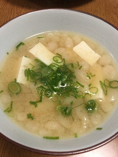 豆腐と天かすのみそ汁-レシピのメイン写真