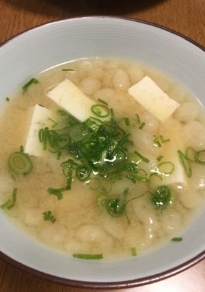豆腐と天かすのみそ汁-レシピのメイン写真