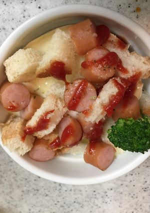 パンピザ風ココットカマン-レシピのメイン写真