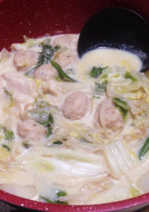 すっごく簡単！味噌豆乳鍋-レシピのメイン写真