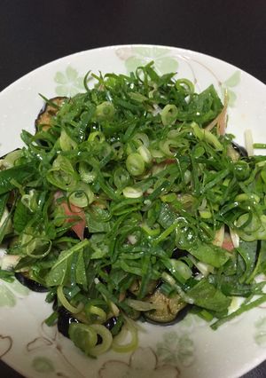 隠れんぼ!茄子のタタキ-レシピのメイン写真