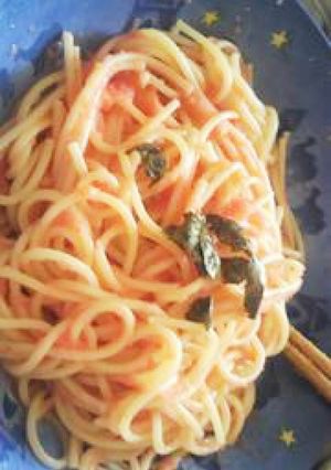 材料たった３つ♪タラコ（明太子)パスタ-レシピのメイン写真