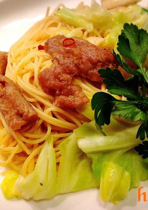 大豆ミートのアンチョビパスタ♬-レシピのメイン写真