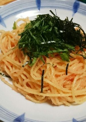 簡単適当!決めては昆布だしのたらこパスタ-レシピのメイン写真