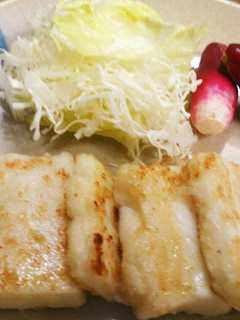 ピーナッツ豆腐バター炒め(ゴマ豆腐でも)-レシピのメイン写真