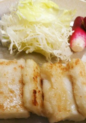 ピーナッツ豆腐バター炒め(ゴマ豆腐でも)-レシピのメイン写真