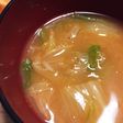 作り方、これだけ?味噌スープ♪