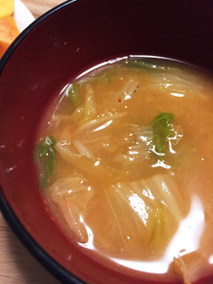 作り方、これだけ?味噌スープ♪-レシピのメイン写真