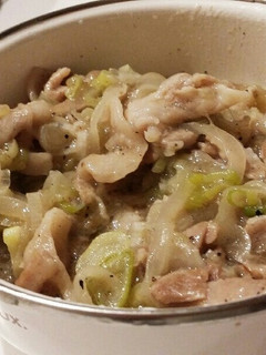 ネギ塩豚炒め-レシピのメイン写真
