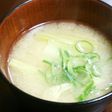 ブロッコリーの芯でお味噌汁