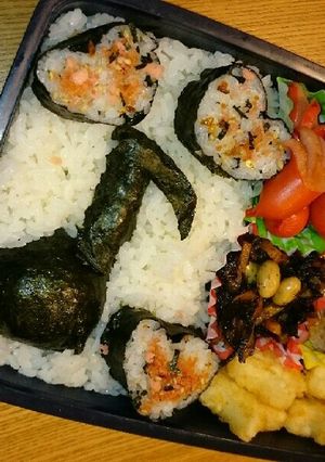 中学男子のぎりぎりキャラ弁-レシピのメイン写真