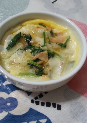 スパニッシュオムレツ風ココットカマン-レシピのメイン写真
