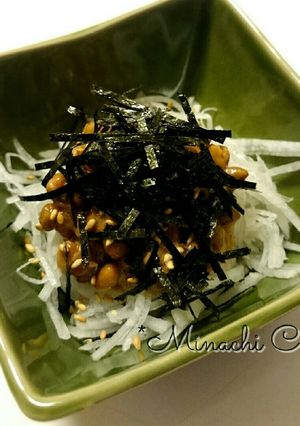 ゆず胡椒で美味しい❤納豆大根サラダ-レシピのメイン写真