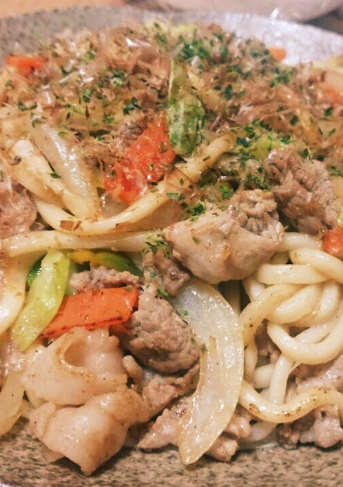 和風焼きうどん-レシピのメイン写真