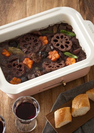 お煮しめ(炒り鶏)の赤ワイン煮-レシピのメイン写真