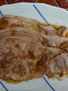 豚の生姜焼き……煮物だね。-レシピのメイン写真