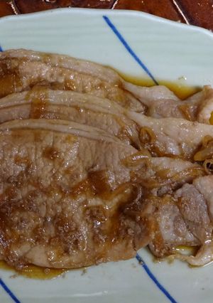 豚の生姜焼き……煮物だね。-レシピのメイン写真