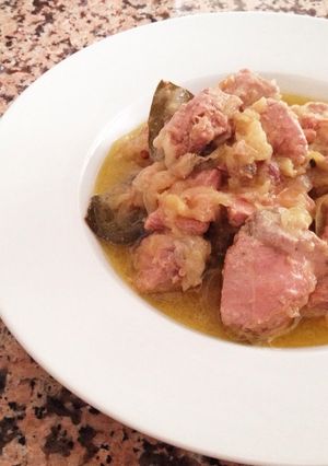 25分で簡単♡マグロとオニオンの煮物-レシピのメイン写真